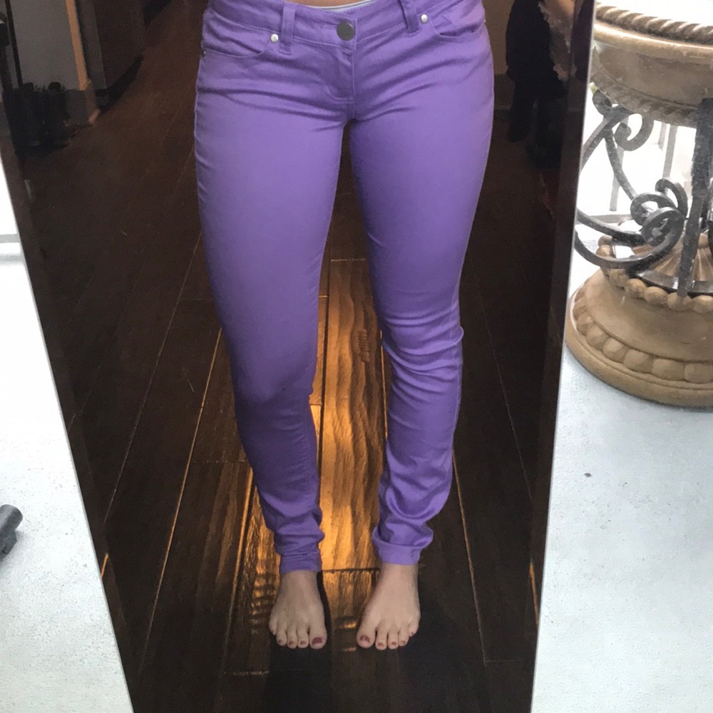 Never worn lavender boot cut pants